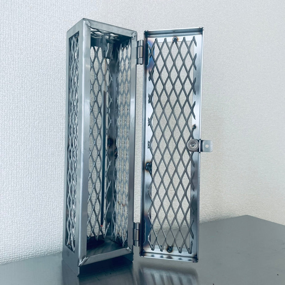 MILLS incense holder — open view, included in order